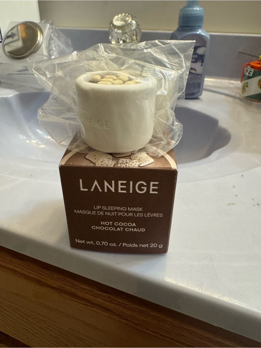 LANEIGE Hot Cocoa Lip Sleeping Mask/Topper Bundle